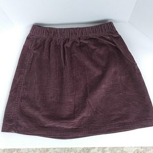 American Eagle Outfitters Corduroy Skirt M Long Purple